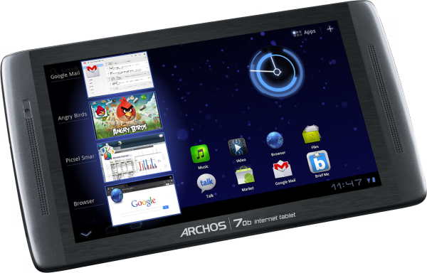 A70b internet tablet 600x384 Archos dévoile sa tablette Archos 70b internet tablet à 199 euros