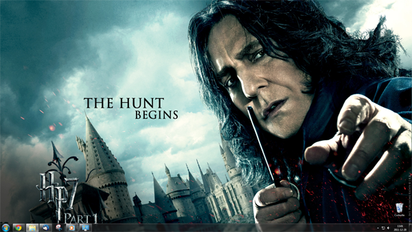 HarryPotter 26 thèmes Windows 7 à télécharger gratuitement