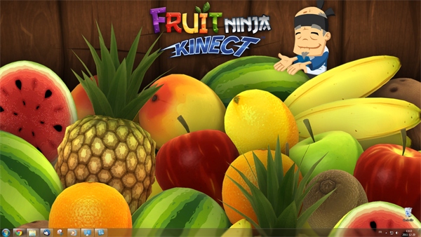 FruitNinja 26 thèmes Windows 7 à télécharger gratuitement