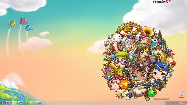 MapleStory 26 thèmes Windows 7 à télécharger gratuitement