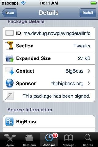 NowPlayingInfo Cydia NowPlayingInfo Cydia