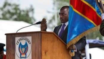 Joseph Kabila prête serment lors de son investiture, le 20 décembre 2011 à Kinshasa.
