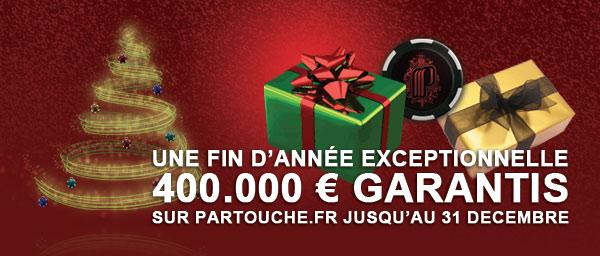 400.000 € pour la fin d’année sur Partouche.fr
