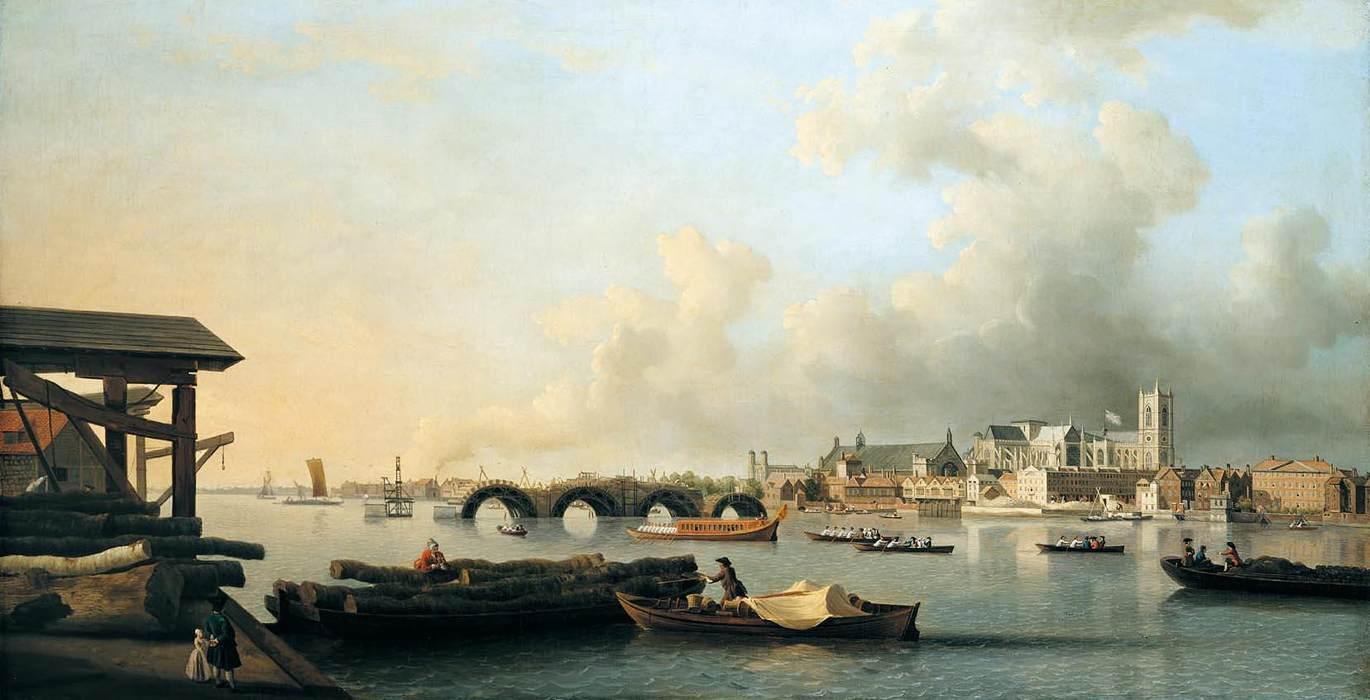 Pont_Sous_Pont_Canaletto_samuel-scott-westminster-bridge La construction du pont de Westminster Samuel Scott