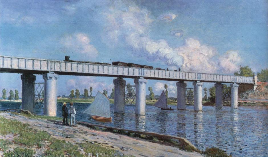 Monet Le Pont du chemin de fer à Argenteuil 1873