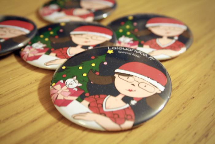 Badges collectors Lalouandco spécial Noël Concours : les gagnants des badges collectors spécial noël