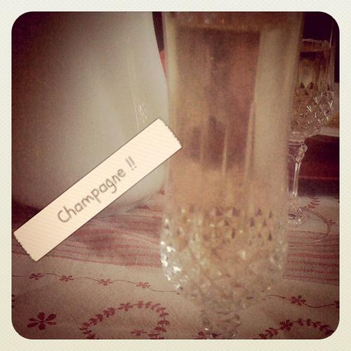 Instagrams de noël Champagne !