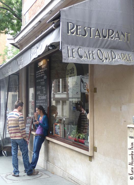 Au Café qui parle la parole est aux gourmets Au Café qui parle la parole est aux gourmets