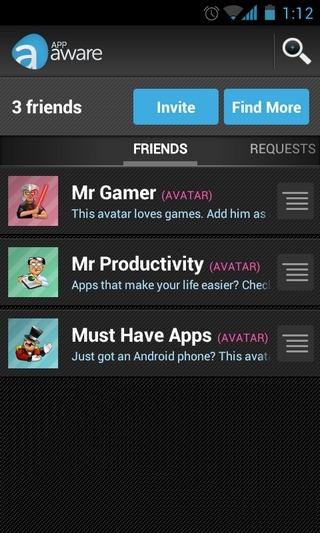 AppAware-Android-Friends