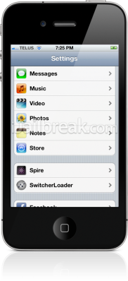 Mini-Tuto: Downloader et installer Spire sur iPhone4
