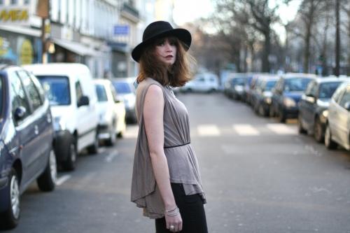 top cape taupe Kurenaï