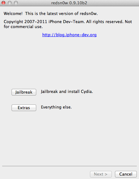 Jailbreak iOS 5.0.1: Redsnow se met à jour en 0.9.10b2 Jailbreak iOS 5.0.1: Redsnow se met à jour en 0.9.10b2