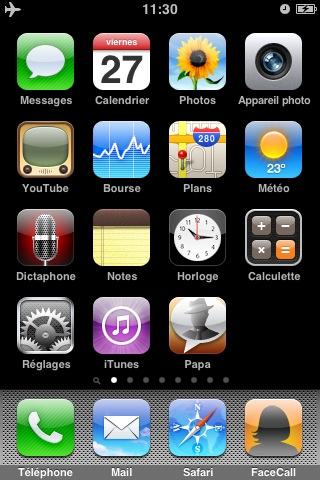 papa La série des numérotations rapide (Papa, amie, patron,…) passe de 1,59€ à Gratuit