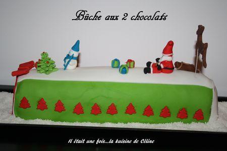 Bûche aux deux chocolats il_etait_une_fois