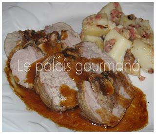 Filet de porc farci aux champignons et aux pacanes Filet de porc farci aux champignons et aux pacanes