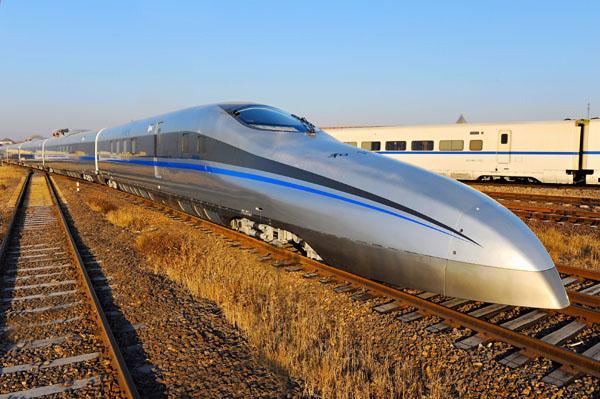 test train La Chine teste un train capable datteindre les 500 km/h