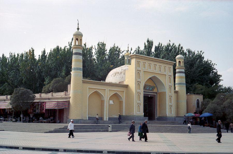 Mosquée Id Kah à Kashgar et ses abords