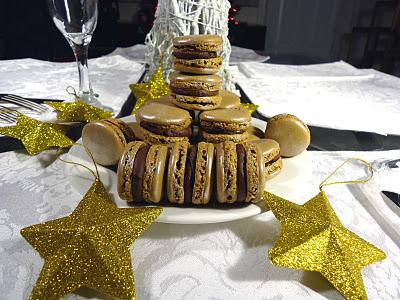 Macarons étincellants du Nouvel An Macarons étincellants du Nouvel An