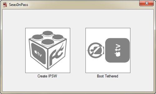 Seas0nPass_menu Tutoriel: Jailbreak untethered de l’Apple TV 2 en iOS 4.4.4 avec Seas0nPass