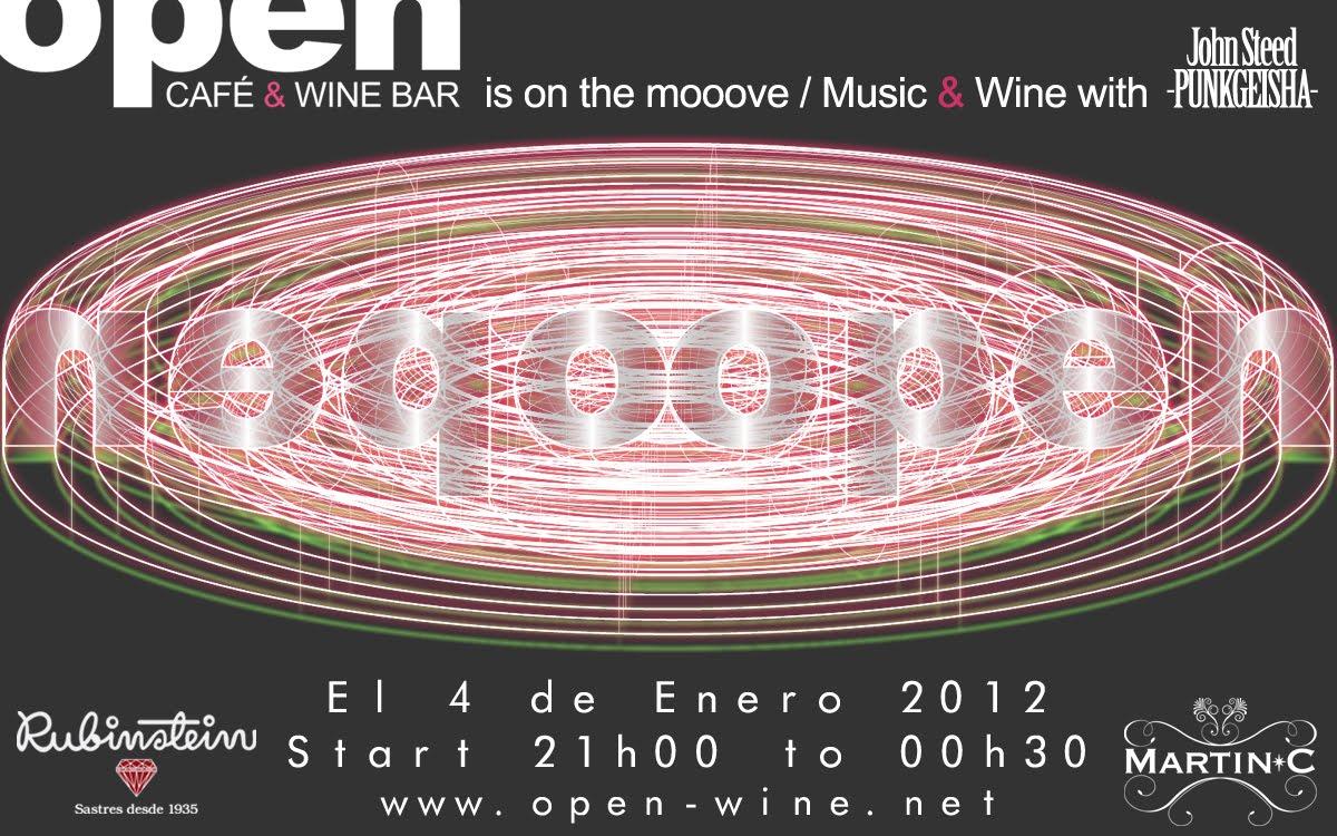 MUSIC & WINE > PUNKGEISHA + OPEN CAFÉ & WINE BAR