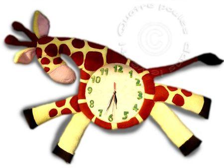 horloge-girafe