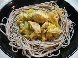 Poulet acidulé et pâtes Soba DSCF6453