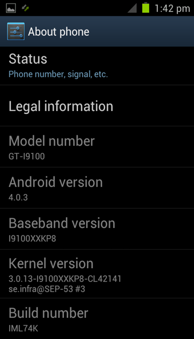 rom android 4.0.3 galaxy sii