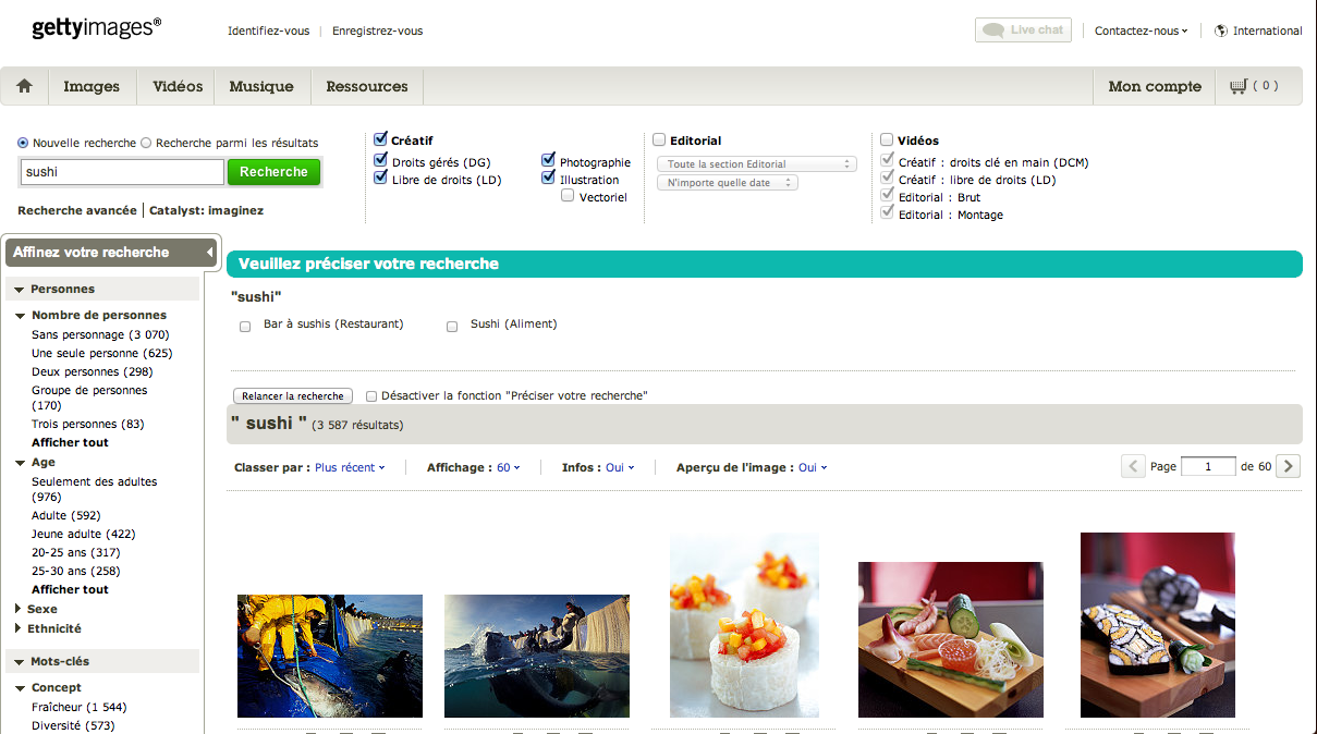 sushi-getty-images De l’usage des banques d’images sur Internet