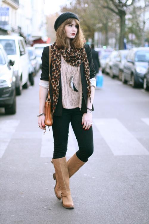 bottes cavalieres slim Soft shades