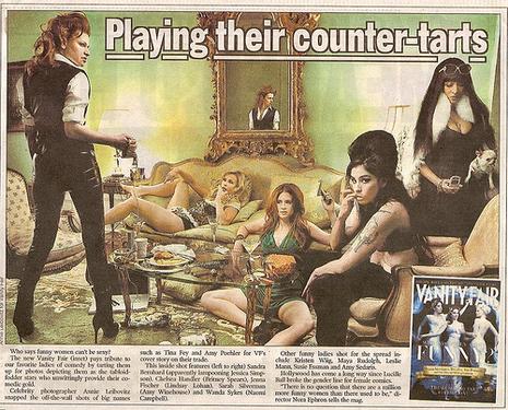 Sarah Silverman, Tina Fey et Jenna Fischer dans le magazine Vanity Fair Sarah Silverman, Tina Fey et Jenna Fischer dans le magazine Vanity Fair