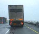vidéo camion pays-bas renversé vent tempête emma