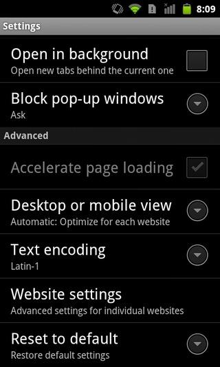 Amazon-Silk-browser-Andorid-Port-Réglages Amazon-Silk-Browser-Andorid-Port-Settings
