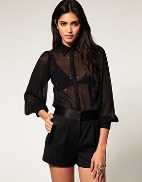Chemises en mousseline // Chiffon shirts CHEMISE EN MOUSSELINE SOLDES ASO