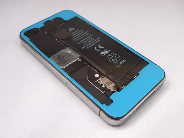 Bleu transparent Façades arrières pour l’iPhone 4… et pour tous les goûts