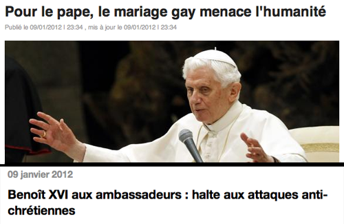 1) “Pour Benoît XVI , “l’éducation des enfants... 1) “Pour Benoît XVI , “l’éducation des enfants...