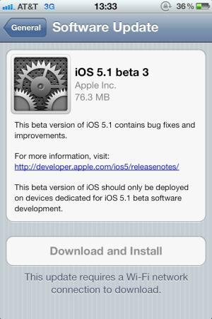iOS-5.1-beta-3 IOS 5.1 bêta 3 est disponible!