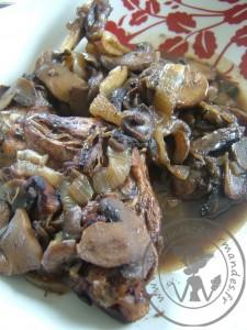 DSCF4271 Fricassée de lapin confit au vinaigre balsamique