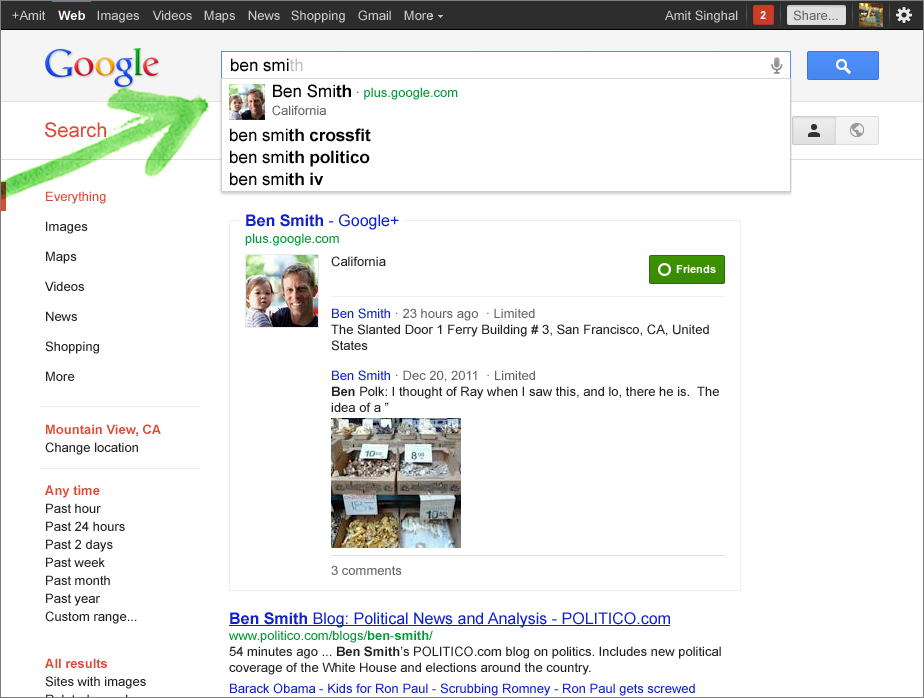 07 ben smith suggest Google se métamorphose et devient un moteur de recherche social