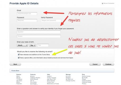 Obtenir un compte iTunes US gratuit et des applications gratuites à la tonne!