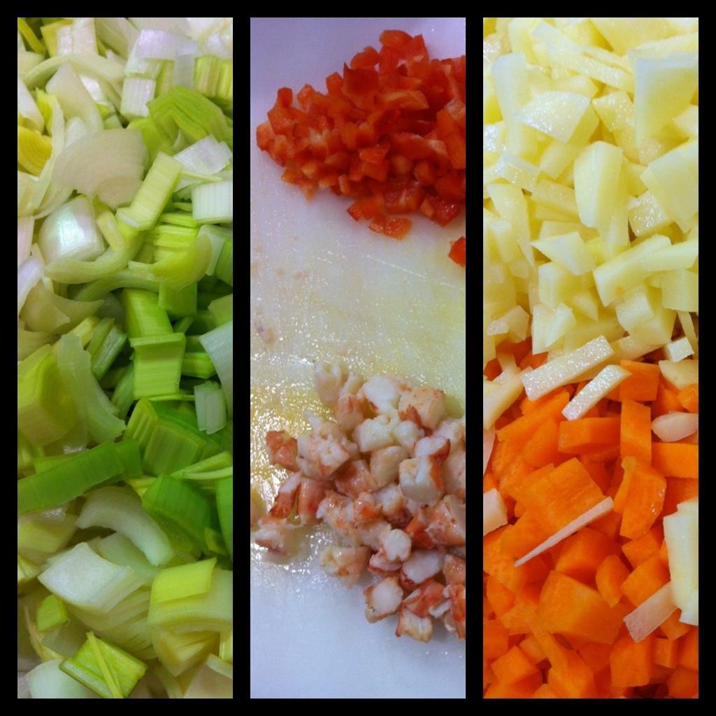 brunoise de légumes J’ai cuisiné à un atelier MAGGI ! Le chef c’est moi.. ou Pas!