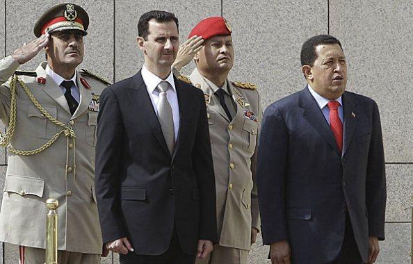 Bachar al-Assad hugo chavez Syrie-Vénézuela-Iran : l’arnaque occidentale et la désinformation