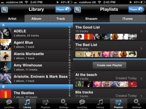 Shazam 600x450 Shazam lance Shazam Player pour iOS