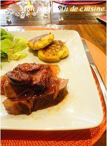 Magret sauce prunes Magret sauce prunes