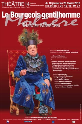 critique le bourgeois gentilhomme théâtre 14 marcel maréchal