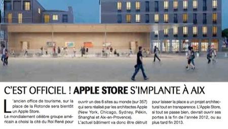 Bientôt un Apple Store à Aix-en-Provence