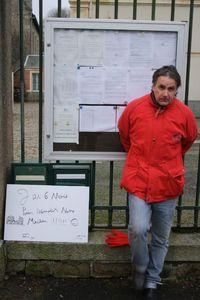Christian Saunier Avranches Vains grève faim