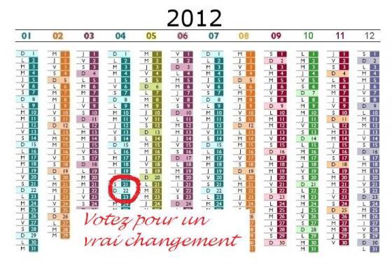 calendrier2012 22 Avril 2012. 23H00. Rien ne bouge. Dormez en paix, braves gens…