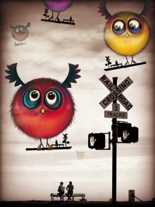 crossing-road N335, des tableaux mêlant la photographie à l’art numérique