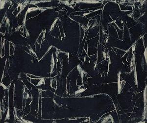 Willem de kooning, dark pond, 1948. Willem de kooning, dark pond, 1948.