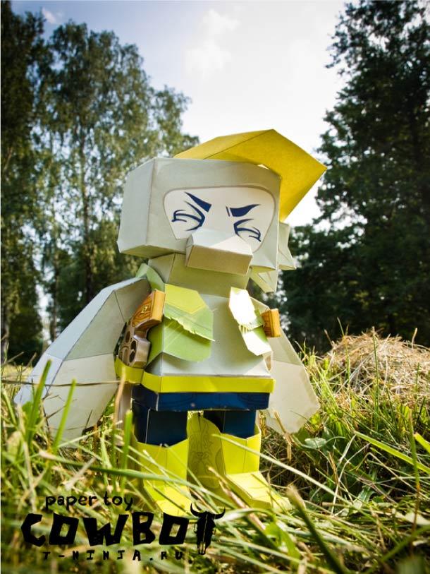 Papertoy ‘T-Ninja Cowboy’